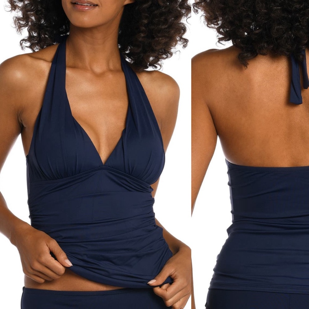 La Blanca island goddess Halter tankini to